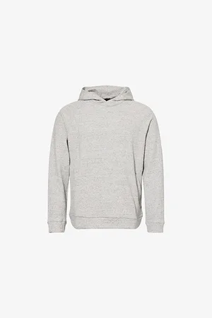 Lululemon Mens Regular-Fit Zip-Pocket Cotton-Blend Jersey Hoody