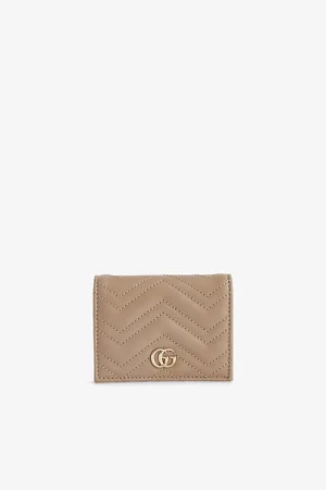 Gucci Womens Gg Marmont Leather Wallet