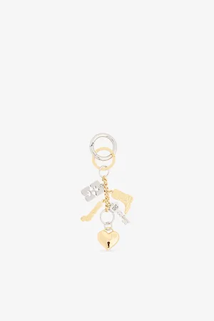 Ganni Charms Metal Keyring