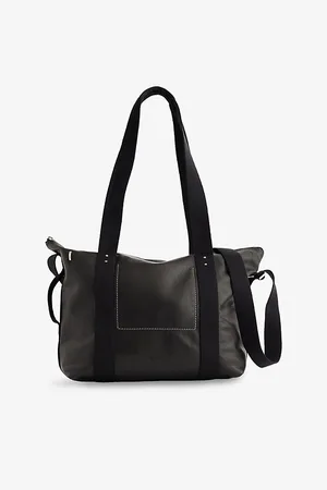 Rick Owens Mens Trolley Leather Tote Bag