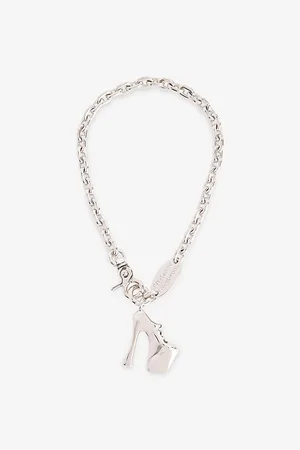 Vivienne Westwood Womens Alienor Cable-Chain Brass Necklace