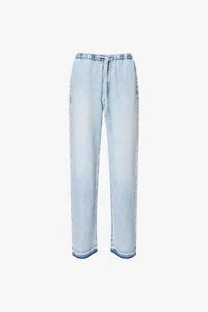 RAG&BONE Womens Feather Logan Relaxed-Fit Cotton-Blend Denim Jeans