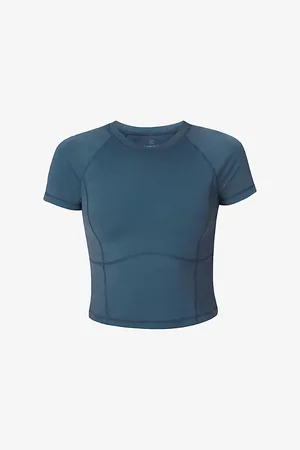 Sweaty Betty Womens All Day Cropped Stretch-Woven T-Shirt