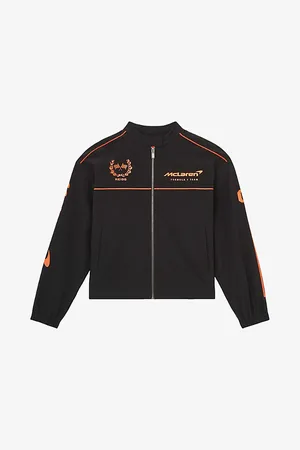 Reiss Womens x Mclaren Branded Stretch-Woven Jacket