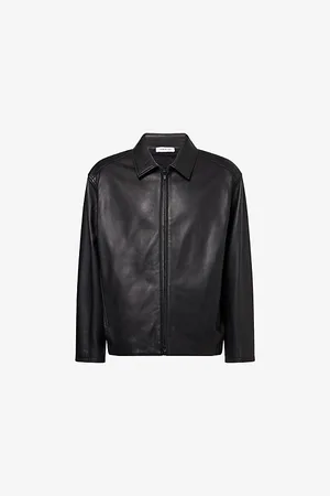 FEAR OF GOD Mens Rider Padded Leather Jacket