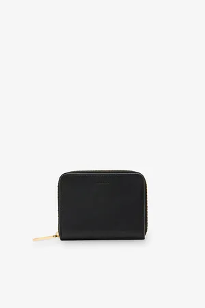AllSaints Womens Lena Zipped Leather Wallet
