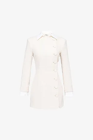 House Of Cb Womens Leoni Boucle Tweed Mini Dress