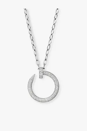 Cartier Juste Un Clou 18ct White-Gold and 4.73ct Brilliant-Cut Diamond Pendant Necklace