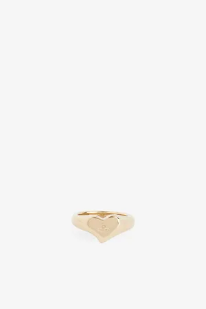 Vivienne Westwood Womens Marybelle Heart-Shape Gold-Tone 925 Sterling Silver Ring