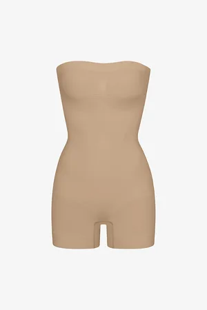 SKIMS Womens Seamless Sculpt Strapless Stretch-Woven Body