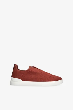 Ermenegildo Zegna Mens X3 Triple Stitch Woven Low-Top Trainers