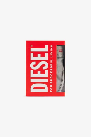 Diesel Mens Damien-Dnm Logo-Patch Stretch-Cotton Boxers