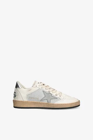 Golden Goose Womens Ball Star 10757 Leather Low-Top Trainers
