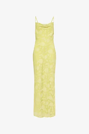 Pretty Lavish Womens Eden Floral-Appliqué Woven Maxi Dress