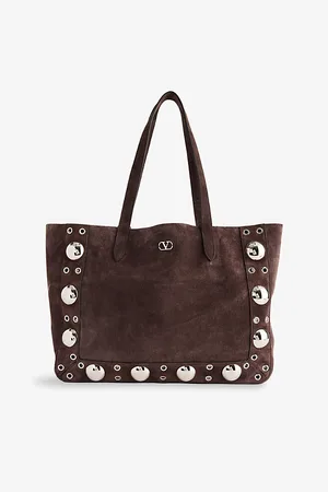 VALENTINO GARAVANI Womens Nellcôte Suede Tote Bag