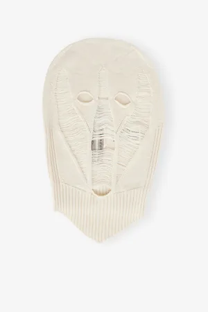 Rick Owens Mens Skull Wool Balaclava