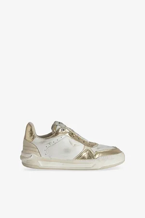 Zadig & Voltaire Womens Wings Vintage Low-Top Leather Trainers