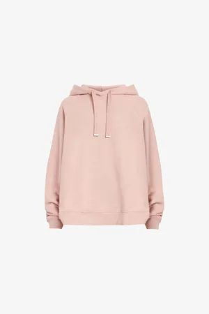 AllSaints Womens Talon Haven Embroidered Cotton-Jersey Hoody