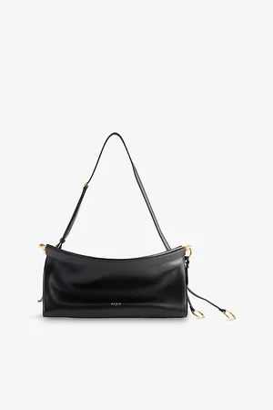 Alaïa Womens Le Click East West Medium Leather Shoulder Bag