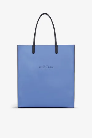 SMYTHSON Womens Kingly Logo-Embossed Leather Tote Bag