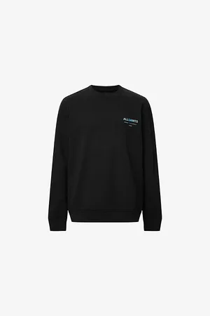 AllSaints Mens Underground Relaxed-Fit Cotton Sweatshirt
