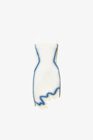 PH5 Womens Camassia Wavy-Hem Knitted Mini Dress
