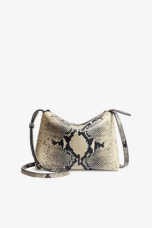 Khaite Womens Lina Medium Leather Cross-Body Bag