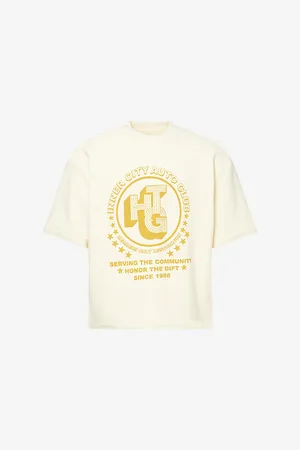 HONOR THE GIFT Mens Association Frayed Cotton T-Shirt