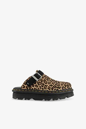 Dr. Martens Womens Zebzag Pony-Hair Mules