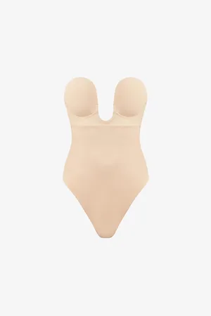 Fashion Forms U Plunge Stretch-Jersey Bodysuit