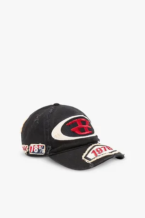 Diesel Mens C-Braff Logo-Embroidered Cotton Baseball Cap