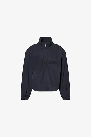 HONOR THE GIFT Mens Logo-Embroidered Textured Knitted Sweatshirt