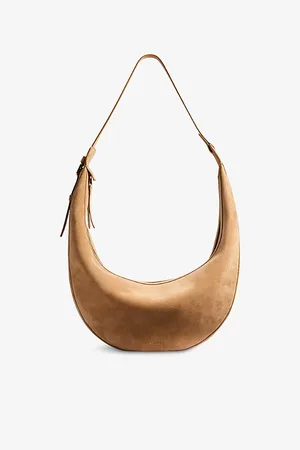 Khaite Womens Augustina Suede Hobo Bag