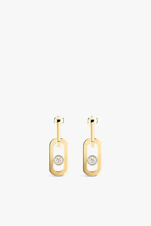 MESSIKA So Move XL 18ct Gold and 0.37ct Diamond Earrings