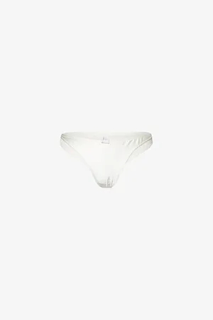 Simone Pérèle Womens Symphonie Bow-Embellished Lace and Satin Thong