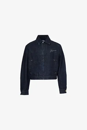 Jacquemus Mens The Canevas De-Nimes Boxy-Fit Denim Jacket