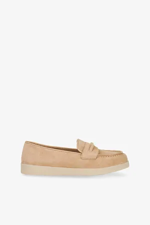 Dune Womens Graciela Snaffle-Trim Casual Suede Loafers