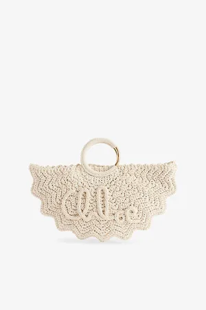 Chloé Womens Bracelet Paravent Crochet Top-Handle Bag