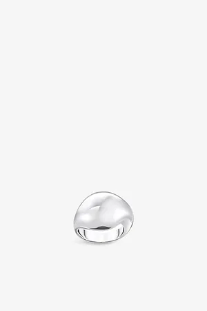 Thomas Sabo Womens Organic Drop-Shape 925 Sterling Ring