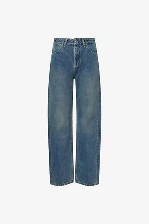 Jil Sander Womens Regular-Fit Straight-Leg Denim Jeans