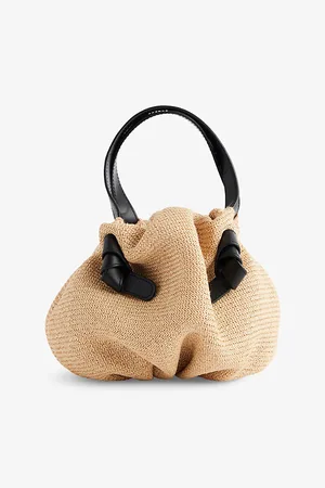 Neous Womens Taurus 1.0 Mini Raffia Top-Handle Bag