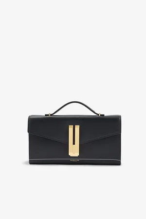 DeMellier Womens Vancouver Leather Clutch Bag