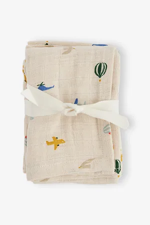 Liewood Lewis Printed Cotton Muslin Cloth Set Of Two