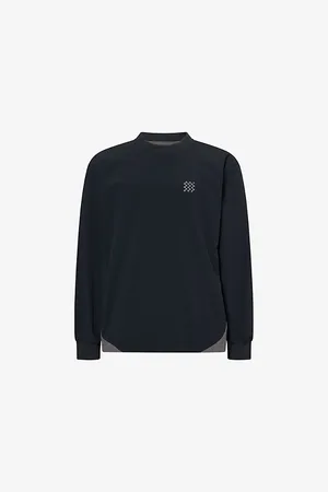 Manors Mens Gailes Crew-Neck Stretch-Woven Windbreaker