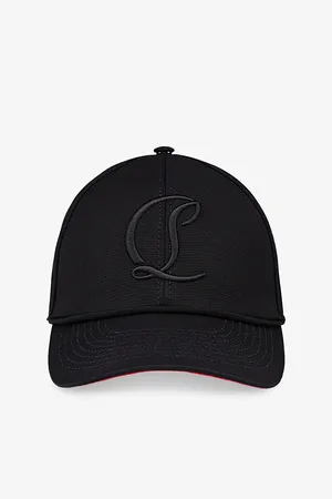 Christian Louboutin Mooncrest Logo-Embroidered Cotton-Canvas Cap