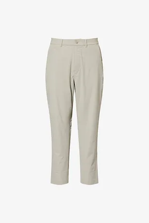Manors Mens Course Zip-Pockets Stretch-Woven Trousers