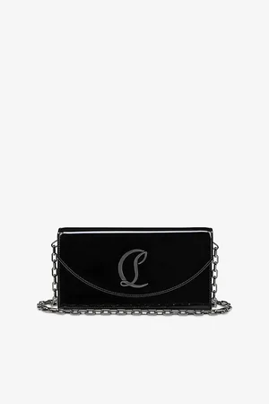 Christian Louboutin Womens Loubi54 Patent-Leather Cross-Body Bag