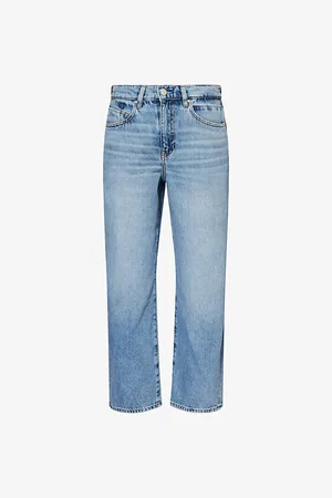 AG Womens Florence Slouchy-Leg Denim Jeans