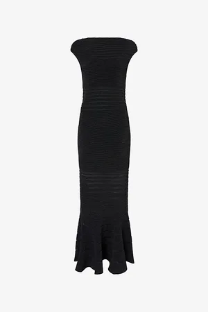 Hervé Léger Womens Camila Sleeveless Stretch-Woven Gown