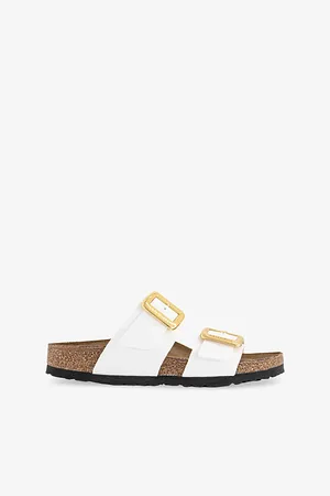 Birkenstock Womens Sydney Two-Strap Leather Sandals